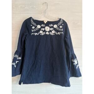 J Crew Embroidered Top
